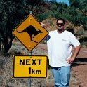 AUS NT OrmistonGorge 2001JUL11 013  Can you spot the "Tommy Tourist"? : 2001, 2001 The "Gruesome Twosome" Australian Tour, Australia, Date, July, Month, NT, Ormiston Gorge, Places, Trips, Western MacDonnells, Year